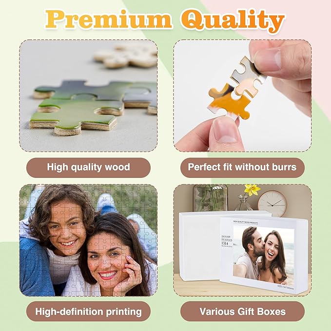 Easycosy Gifts for Mothers Day Custom Photo Puzzles 500/300/1000 Pieces for Mom - Image 5