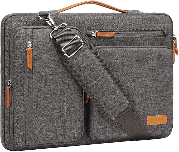 MOSISO 360 Protective Laptop Shoulder Bag, 17-17.3 inch Computer Bag Compatible by MOSISO