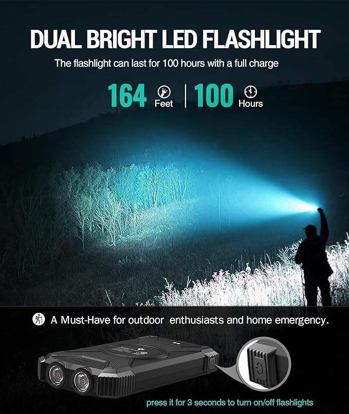 BLAVOR Solar Charger Power Bank 10, Portable Wireless Charger, 20W Fast - Image 7