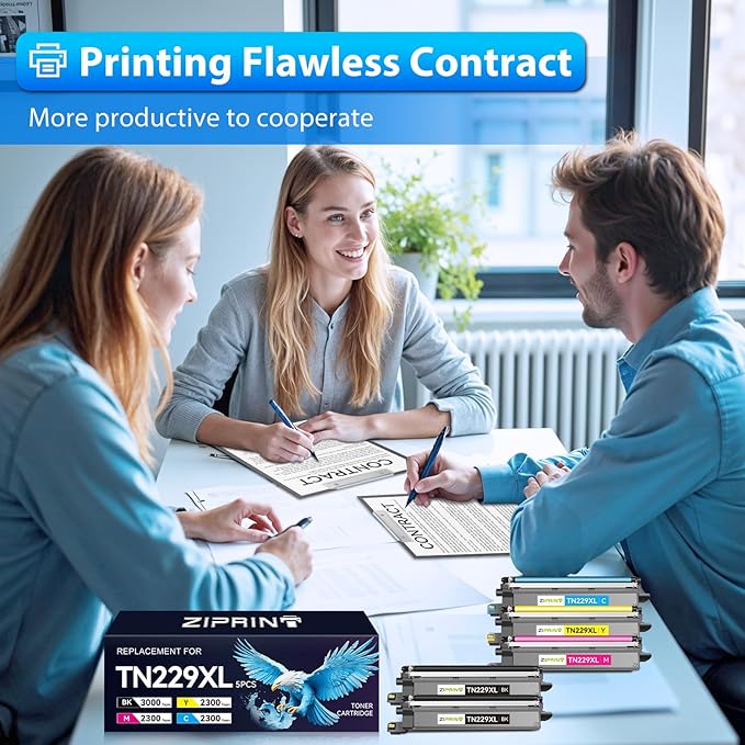 TN229XL TN229 Toner 5 Pack Compatible Replacement - Image 7
