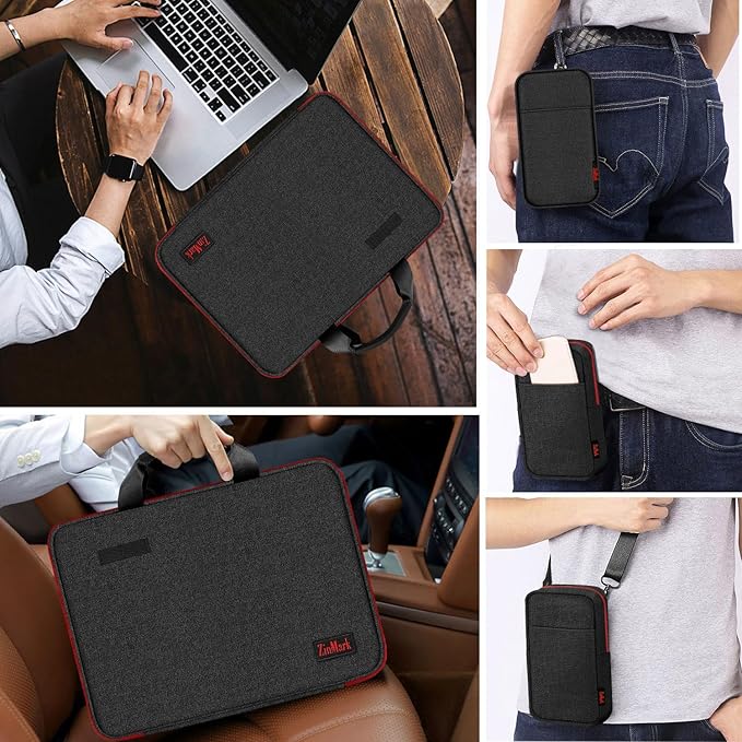 Laptop Case 15.6 Inch Briefcase Military-Grade Protection - Image 6