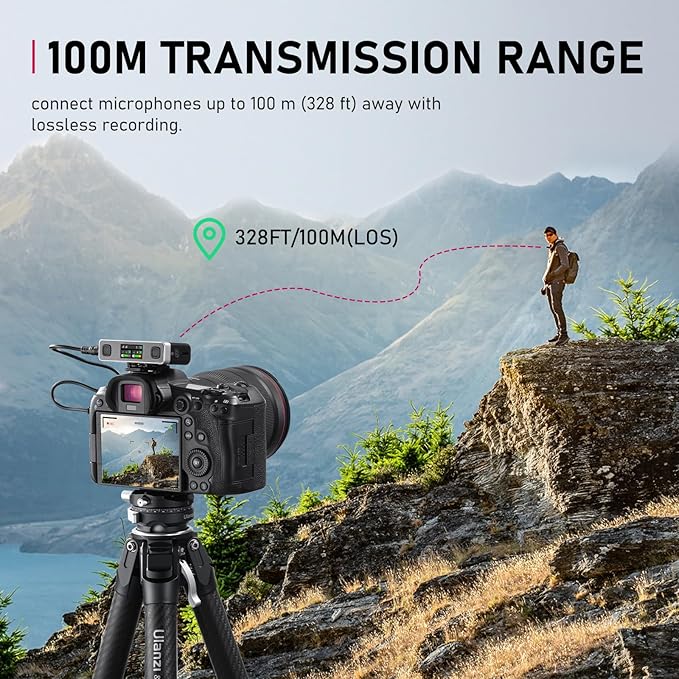 ULANZI AM18 Wireless Lavalier Microphone, Compact Mini Lapel Mic - Image 5