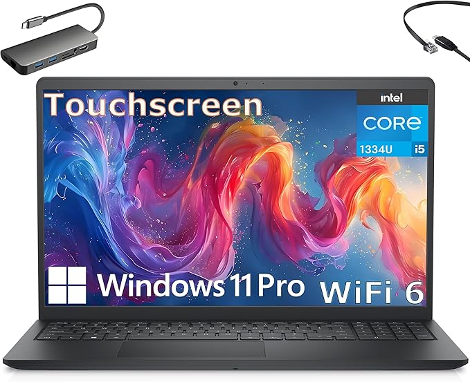 Dell 15.6" Touchscreen Laptop Computer, 32GB RAM, 1.25TB Storage, Intel 10-Core by Dell