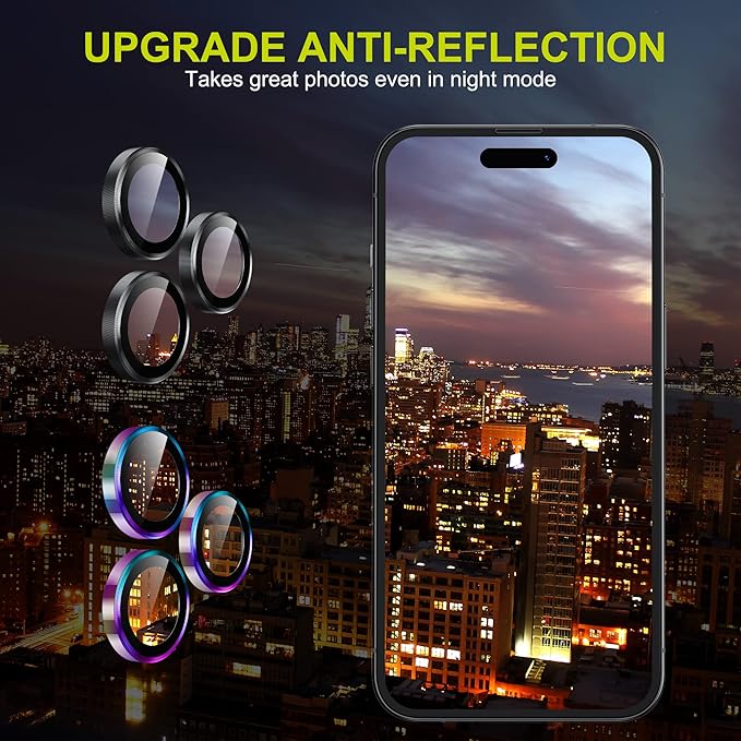 WSKEN for iPhone 14 Pro/iPhone 14 Pro Max Camera Lens Protector, HD Tempered - Image 4