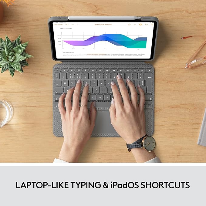 Logitech Combo Touch iPad Pro 11-inch Keyboard Case - Image 10