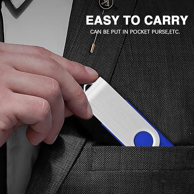 128MB Bulk Flash Drives 50 Pack, EASTBULL USB 2.0 Flash Drives Pack Thumb - Image 7