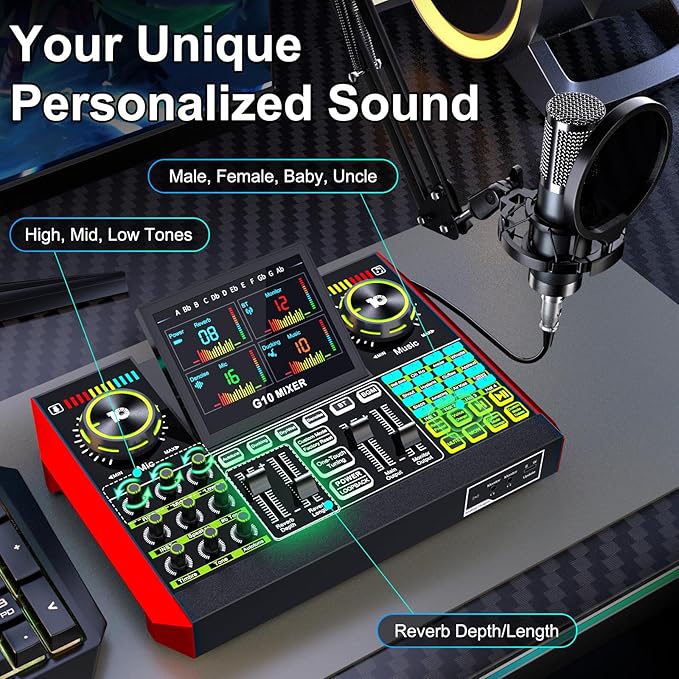 Podcast Equipment Bundle with 3.5mm Condenser Microphone - Image 3