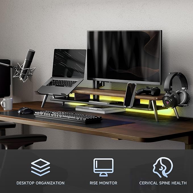 Fenge Dual Monitor Stand, Monitor Riser - Image 2