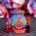ARUOHHA Liquid Core DND Dice Set, Vampire Sharp Edged Dragons Dice Compatible by ARUOHHA