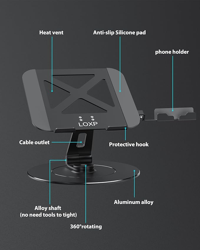 Adjustable 10-17.3" Laptop Stand - Image 4