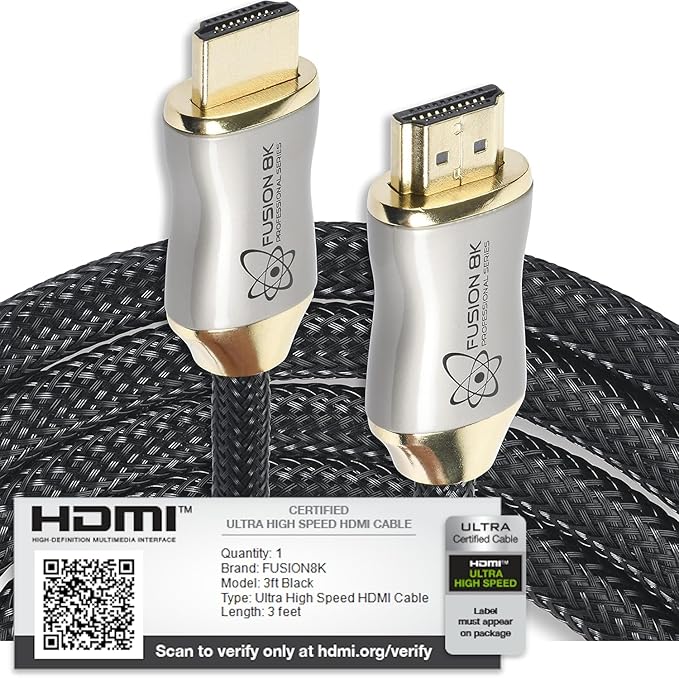 HDMI 2.1 Certified Cable Supports 10K 8K @60Hz and 4K @120Hz Compatible - Image 2