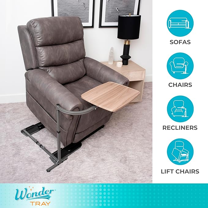 Stander Wonder Tray, Adjustable Swivel Table, Large Laptop Stand, Couch Desk - Image 5
