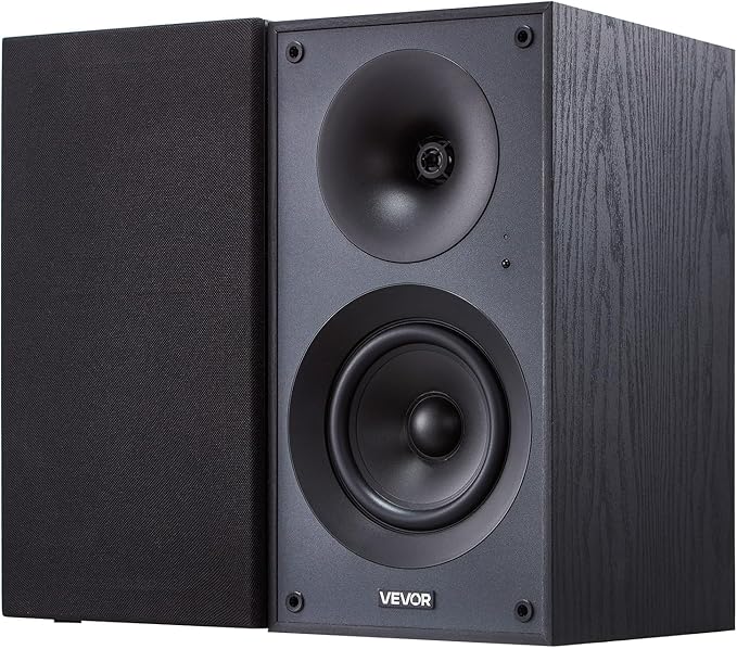 VEVOR Powered Bookshelf Speakers, 25W x 2, Active Studio Monitor Speaker - Image 9