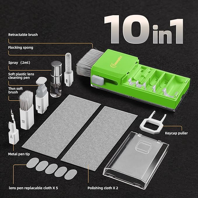 Laptop Screen Keyboard Cleaner Kit, All in 1 Electronics Cleaning Tool - Image 5