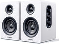 SW208 3" Active Bluetooth 5.0 Bookshelf Speakers – 60W Carbon Fiber Speaker Unit by Sanyun