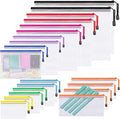 20pcs Mesh Zipper Pouch Bags, 9 Sizes Plastic Zipper Bags by Krvyrn