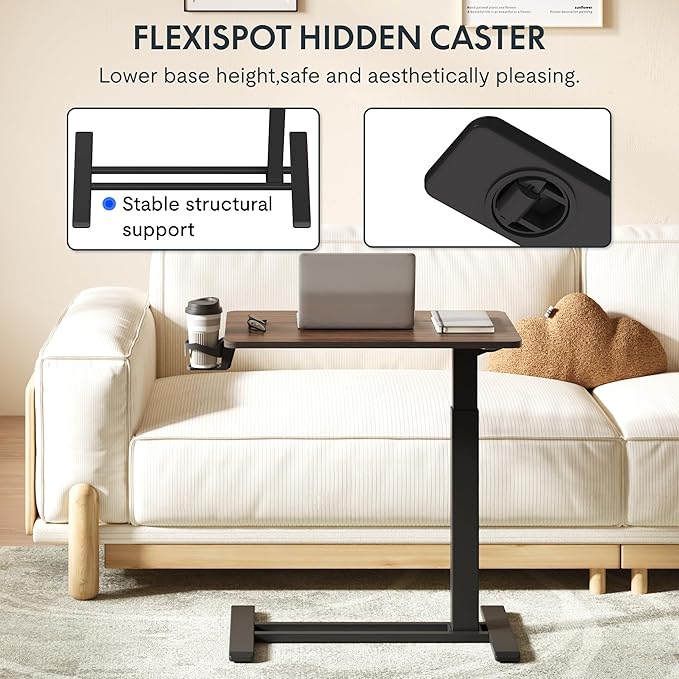 FLEXISPOT H7 Adjustable Overbed Bedside Table - Image 3