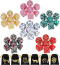CiaraQ Polyhedral Dice Set, 6 Colors by CiaraQ