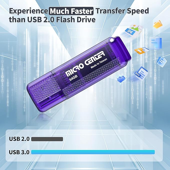 INLAND Micro Center Super Speed 20 Pack 64GB USB 3.0 Flash Drive Memory Stick - Image 3