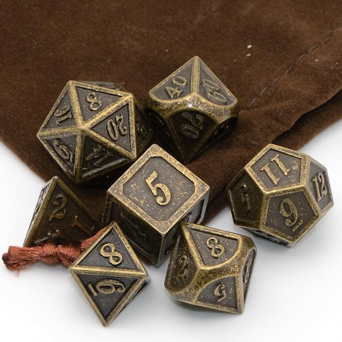 Metal Dice Set, HNCCESG Polyhedral D&D Dice - Image 7