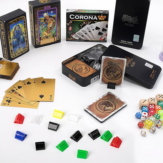 120 PCS Plastic Game Card Stands Colorful Blank Board Markers Holder - Image 3