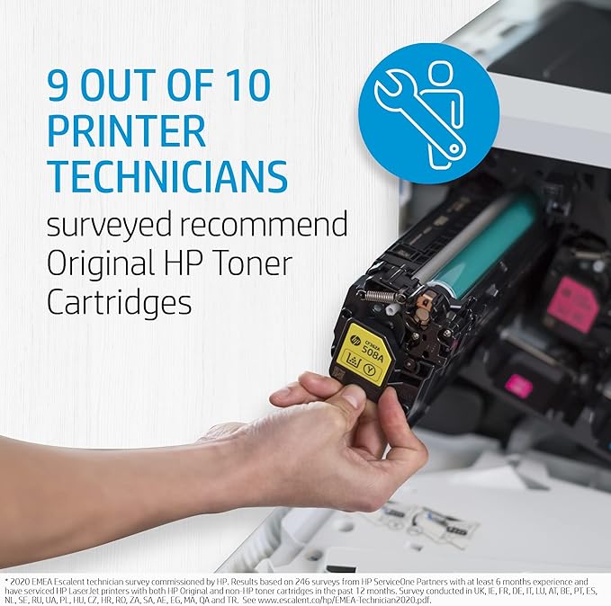 HP 213A Cyan Original LaserJet Toner Cartridge, W2131A. Works - Image 2