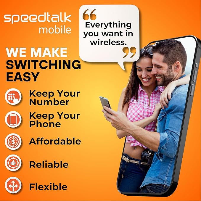 SpeedTalk Mobile SIM Card Kit for Smart Phones & Cellphones | $7.50 Monthly Plan - Image 3