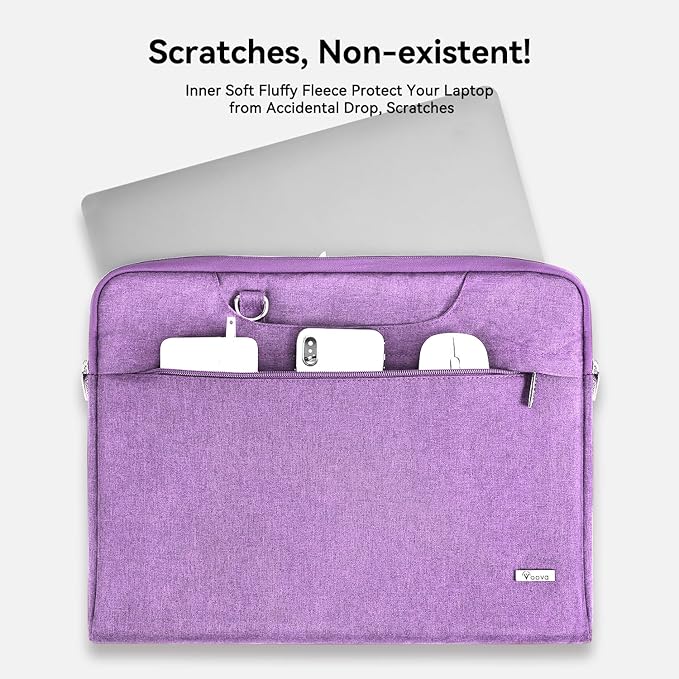 Voova Laptop Bag 17 17.3 Inch Water-resistant Laptop Sleeve Case - Image 2