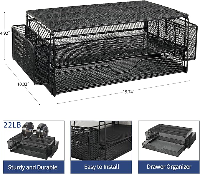 AUPSEN 2 Tier Computer Monitor Stands - Image 7