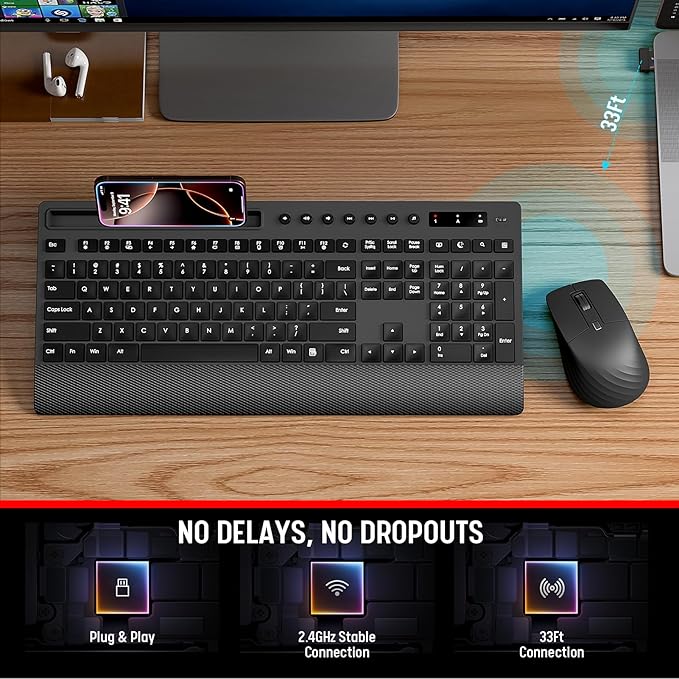 Trueque Wireless Keyboard and Mouse Combo - Image 7
