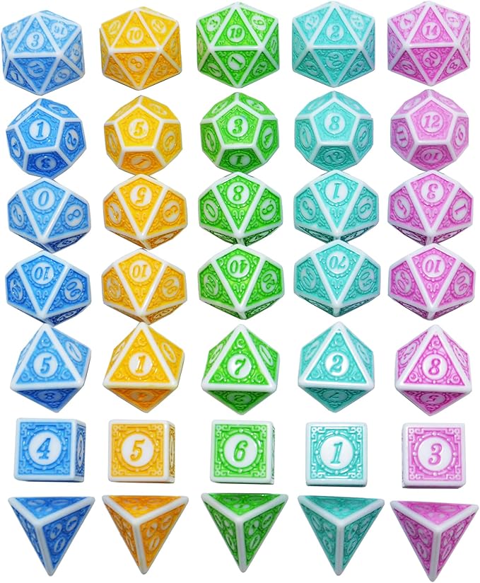 SmartDealsPro Retro Polyhedral Dice Sets - Image 2