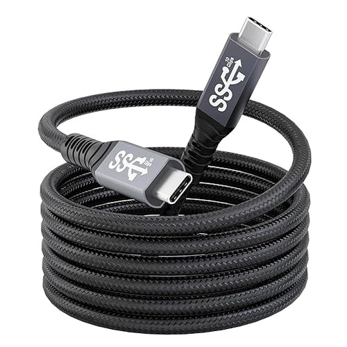 10FT USB-C 3.1 Gen 2 Cable 10Gbps Data Transfer, 60Hz Video Output, 4K Display by HOTUTUKI