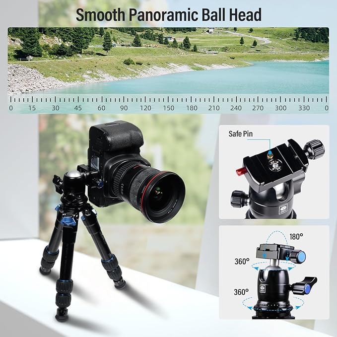 SIRUI AM203 Mini Travel Tripod - Image 4