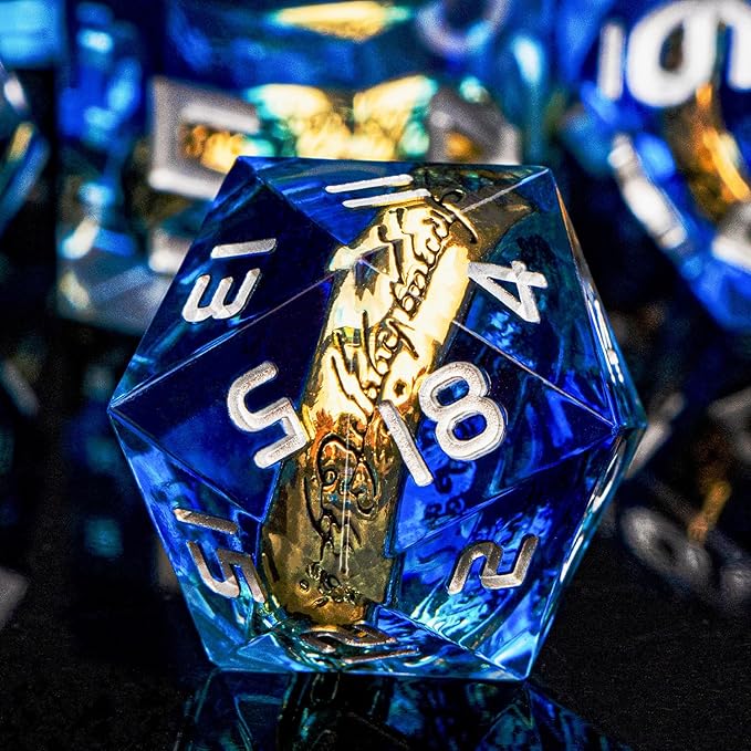 Magic Golden Ring DND Dice Set - Image 3