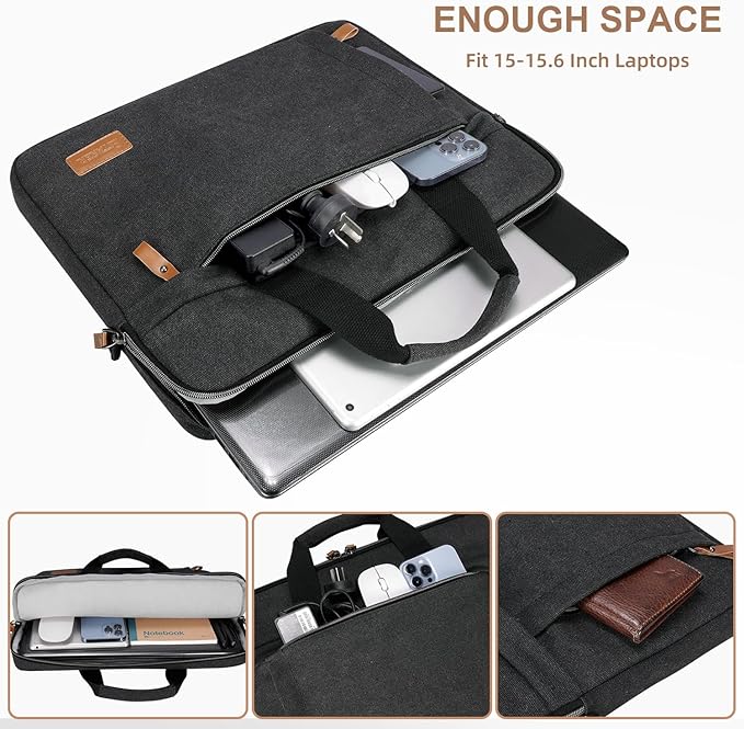 ESTARER Laptop Bag 15.6 Inch, Laptop Case - Image 3
