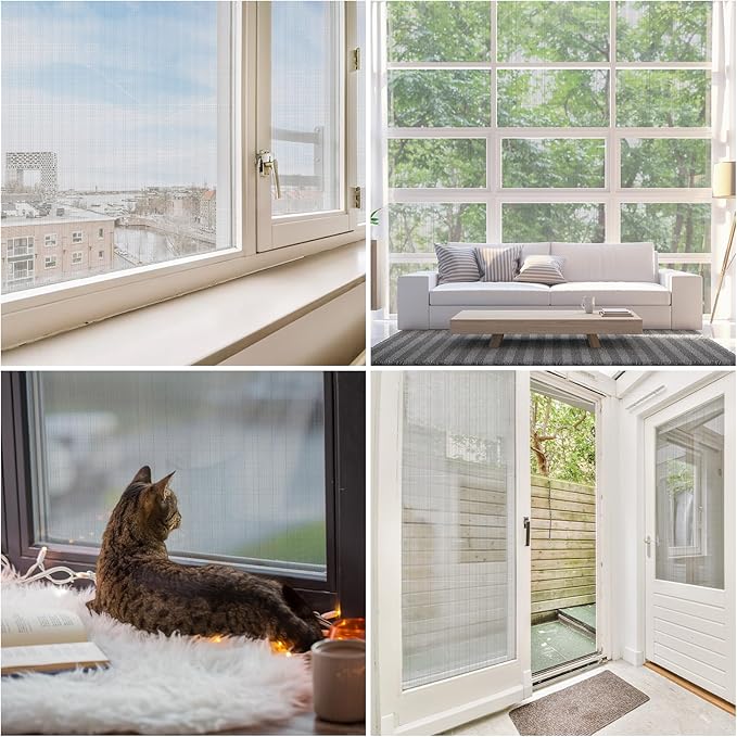 MAGZO Window Screen Replacement Mesh 48"W x 99"L - Image 7