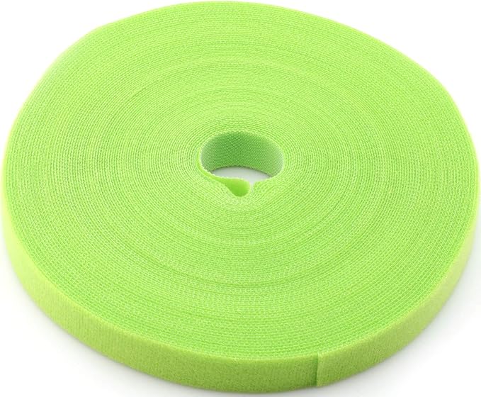 Reusable Fastening Tape Cable Ties 3/4 Inch Double Side Hook Roll by SAISN