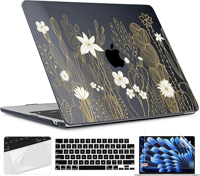 TWOLSKOO Compatible with M4 MacBook Air 15 inch Case 2025-2023 Released Model by TWOLSKOO