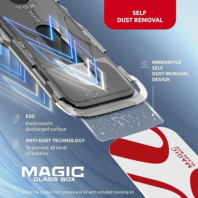 Screen Protector for iPhone 16 – Full Edge-to-Edge Protection Tempered Glass - Image 4