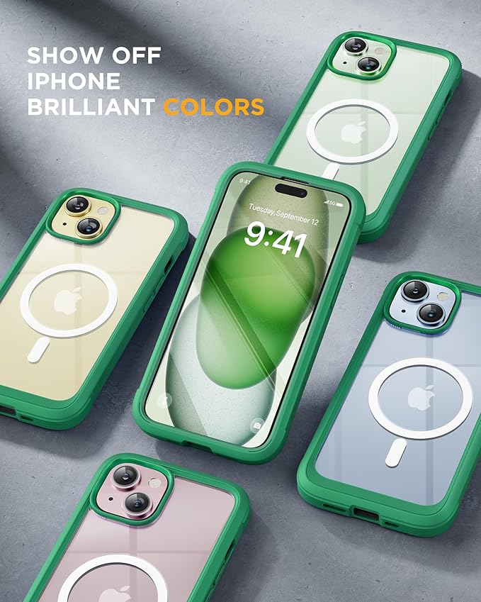 Miracase Magnetic for iPhone 15 Plus Case 6.7'' Full-Body Military Drop Proof - Image 7