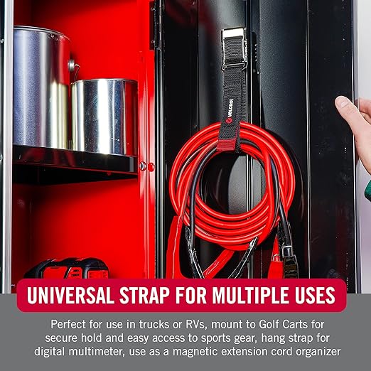 VELCRO Brand Heavy Duty Magnetic Storage Strap, Holds 15lbs, - Image 8
