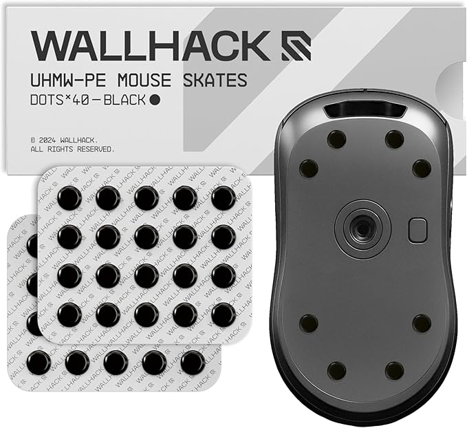 Wallhack UHMW-PE Dot Mouse Skates | Premium Universal Skates by Wallhack