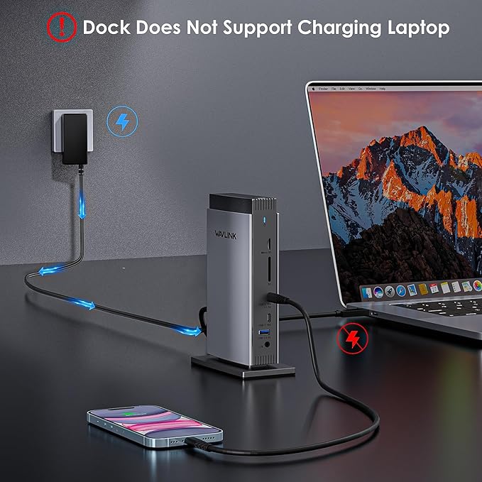 WAVLINK USB C DisplayLink Docking Station - Image 3