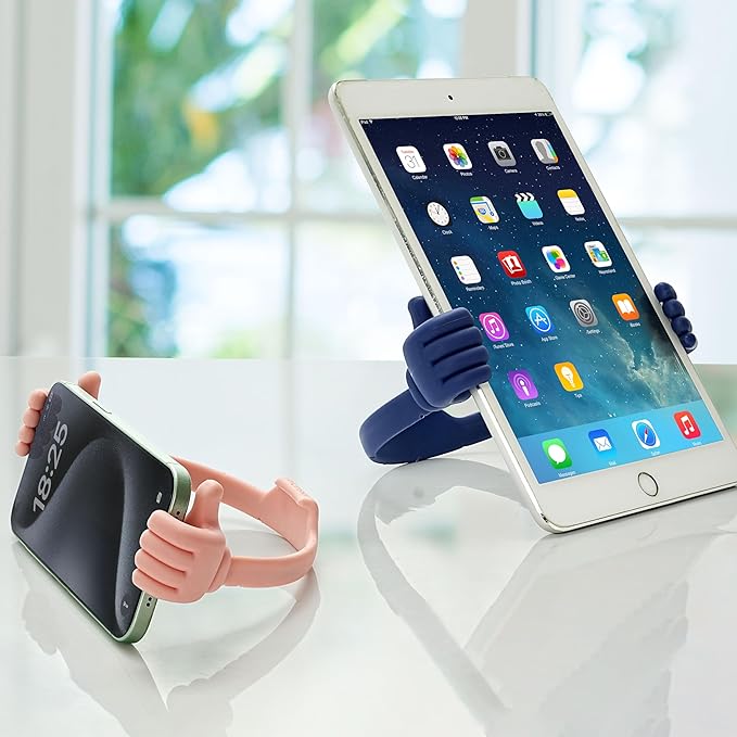 Honsky Cell Phone Stand Holder 2-Pack, Thumbs Up Lazy Phone Stand, Universal - Image 2