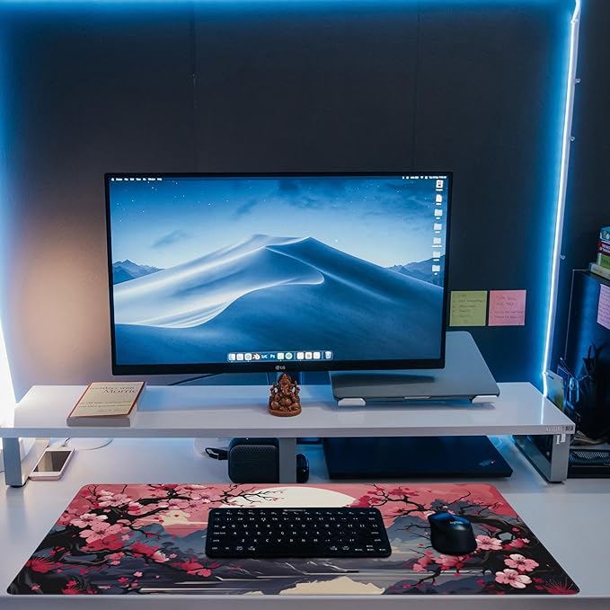 Desk Pad, Mountains and Sun Large Gaming Mouse Pad - Image 6