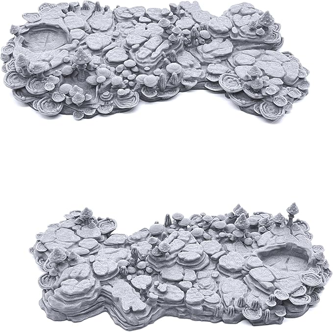 EnderToys Shroom Grotto Floors by Printable Scenery, 3D Printed Tabletop RPG - Image 4