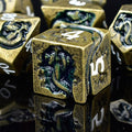 RULE DICE Metal D&D Dice, DND Dice Set, Polyhedral Dice by RULEDICE