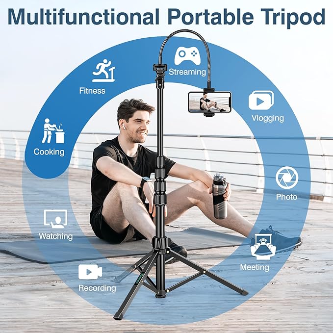88" Tripod for iPhone, Phone Tripod - Image 6
