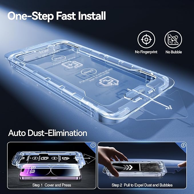 SMARTDEVIL 2+2Pack Privacy Screen Protector - Image 2