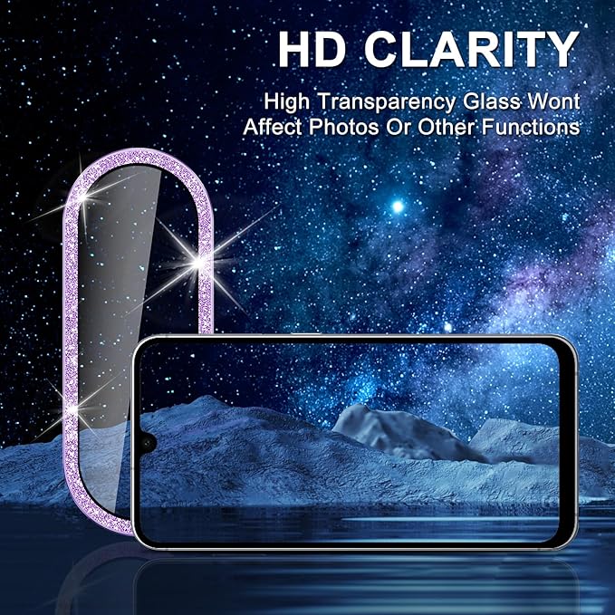 for Samsung Galaxy A26/A36/A56 Camera Lens Protector, Individual Metal Ring - Image 4